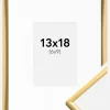 Ramme New Lifestyle Shiny Gold 13x18 cm - Passepartout Hvid 7x10 cm