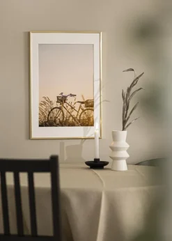 Ramme New Lifestyle Shiny Gold 60x80 cm - Passepartout Hvid 50x70 cm