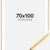 Ramme New Lifestyle Shiny Gold 70x100 cm - Passepartout Hvid 24x36 inches
