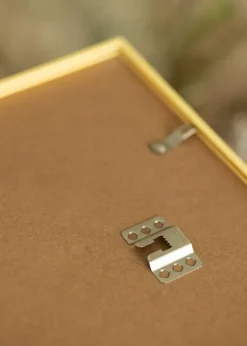 Ramme New Lifestyle Shiny Gold 40x40 cm - Passepartout Sort 25x25 cm