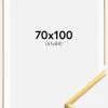 Ramme New Lifestyle Shiny Gold 70x100 cm - Passepartout Hvid 62x85 cm
