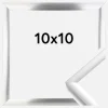 Ramme New Lifestyle Sølv 10x10 cm