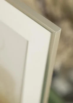 Ramme New Lifestyle Sølv 40x50 cm - Passepartout Hvid 12x16 inches