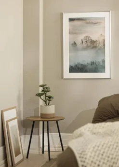 Ramme New Lifestyle Sølv 70x100 cm - Passepartout Hvid 62x85 cm