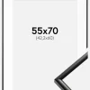 Ramme New Lifestyle Sort 55x70 cm - Passepartout Hvid 43,2x61 cm (A2+)