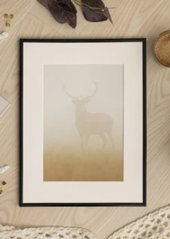 Ramme New Lifestyle Sort 30x50 cm - Passepartout Hvid 18x35 cm