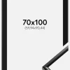 Ramme New Lifestyle Sort 70x100 cm - Passepartout Sort 24x36 inches