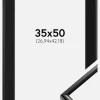 Ramme New Lifestyle Sort 35x50 cm - Passepartout Sort 11x17 inches