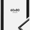 Ramme New Lifestyle Sort 60x80 cm - Passepartout Sort 50x70 cm