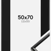 Ramme New Lifestyle Sort 50x70 cm - Passepartout Sort 33x56 cm