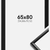 Ramme New Lifestyle Sort 65x80 cm - Passepartout Sort 22x28 inches