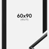 Ramme New Lifestyle Sort 60x90 cm - Passepartout Sort 50x80 cm