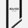 Ramme New Lifestyle Sort 40x100 cm - Passepartout Sort 30x91 cm