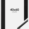Ramme New Lifestyle Sort 40x60 cm - Passepartout Sort 30x50 cm
