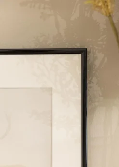 Ramme New Lifestyle Sort 30x40 cm - Passepartout Hvid 21x30 cm
