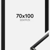 Ramme New Lifestyle Sort 70x100 cm - Passepartout Sort 61x91,5 cm