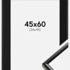 Ramme New Lifestyle Sort 45x60 cm - Passepartout Sort 35x50 cm