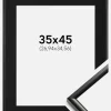 Ramme New Lifestyle Sort 35x45 cm - Passepartout Sort 11x14 inches