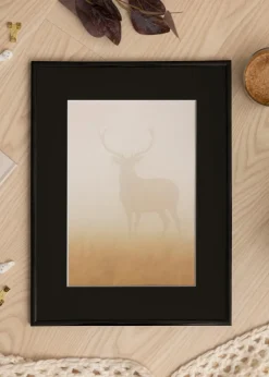 Ramme New Lifestyle Sort 30x50 cm - Passepartout Sort 18x35 cm