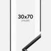 Ramme New Lifestyle Sort 30x70 cm - Passepartout Hvid 20x60 cm