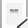 Ramme New Lifestyle Sort 35x50 cm - Passepartout Hvid 9x12 inches