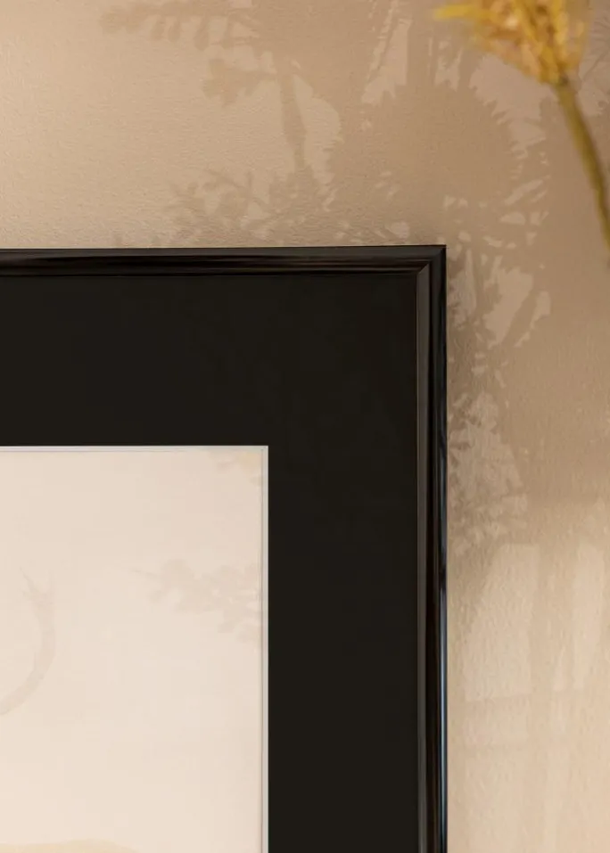 Ramme New Lifestyle Sort 35x45 cm - Passepartout Sort 24x34 cm