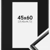 Ramme New Lifestyle Sort 45x60 cm - Passepartout Sort 12x18 inches