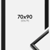 Ramme New Lifestyle Sort 70x90 cm - Passepartout Sort 60x80 cm