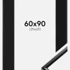 Ramme New Lifestyle Sort 60x90 cm - Passepartout Sort 40x70 cm