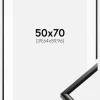 Ramme New Lifestyle Sort 50x70 cm - Passepartout Hvid 16x24 inches