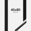 Ramme New Lifestyle Sort 40x80 cm - Passepartout Sort 30x74 cm