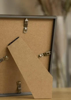 Ramme New Lifestyle Stål 10x18 cm - Passepartout Hvid 8x10 cm