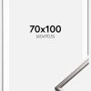 Ramme New Lifestyle Stål 70x100 cm - Passepartout Hvid 61x91,5 cm