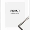 Ramme New Lifestyle Stål 50x60 cm - Passepartout Hvid 14x18 inches
