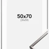 Ramme New Lifestyle Stål 50x70 cm - Passepartout Hvid 40x60 cm