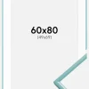 Ramme New Lifestyle Turkis 60x80 cm - Passepartout Hvid 50x70 cm