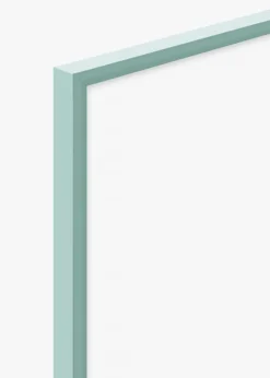 Ramme New Lifestyle Turkis 20x30 cm - Passepartout Hvid 15x21 cm