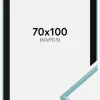 Ramme New Lifestyle Turkis 70x100 cm - Passepartout Sort 61x91,5 cm