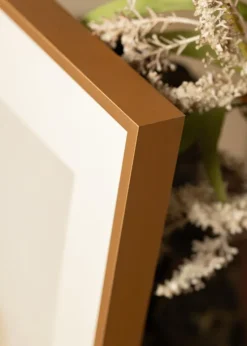 Ramme Nielsen Premium Alpha Børstet Rav - Valgfri Størrelse (Akrylglas)