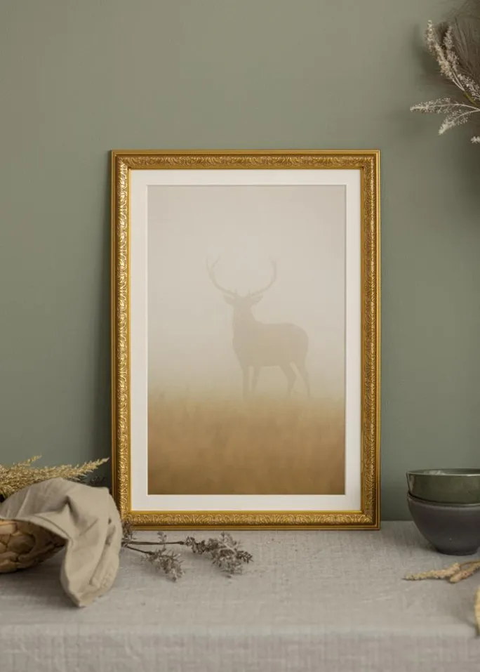 Ramme Nostalgia Akrylglas Guld 62x85 cm