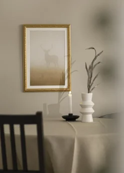 Ramme Nostalgia Guld 32x45 cm - Passepartout Hvid 25x30 cm