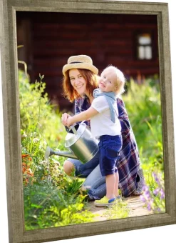 Ramme Nyhyttan Antik Sølv - Valgfri Størrelse (Plexiglas)