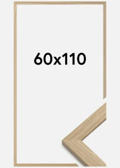 Ramme Oak Wood Akrylglas 60x110 cm