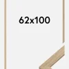 Ramme Oak Wood Akrylglas 62x100 cm