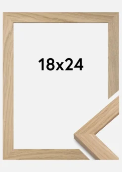 Ramme Oak Wood Akrylglas 18x24 cm