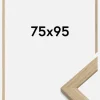 Ramme Oak Wood Akrylglas 75x95 cm
