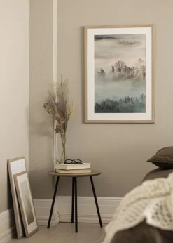 Ramme Oak Wood 55x70 cm - Passepartout Hvid 18x24 inches