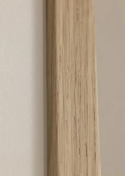 Ramme Oak Wood 70x80 cm - Passepartout Hvid 60x70 cm
