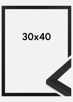 Ramme Oban Akrylglas Sort 30x40 cm