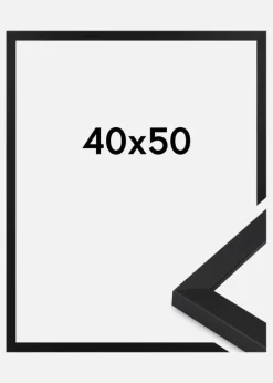 Ramme Oban Akrylglas Sort 40x50 cm